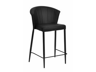Thor bar stool, deep black 